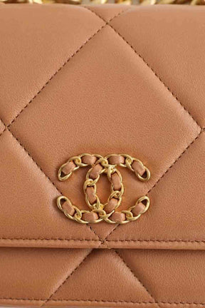 Sac à bandoulière Chanel Beige en Cuir