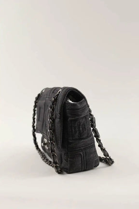 Sac à bandoulière Chanel Timeless/Classique Anthracite en Cuir