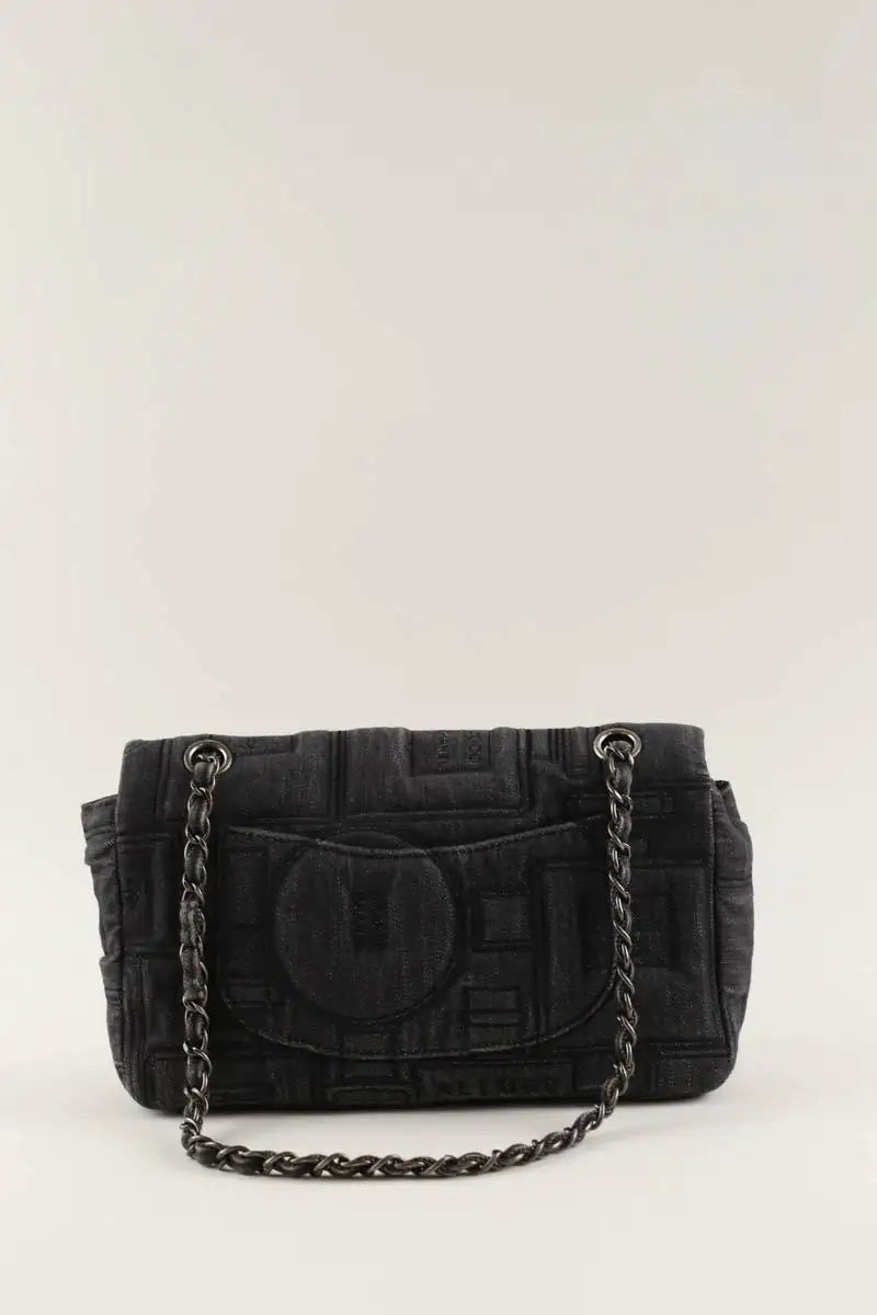 Sac à bandoulière Chanel Timeless/Classique Anthracite en Cuir