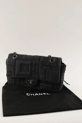 Sac à bandoulière Chanel Timeless/Classique Anthracite en Cuir