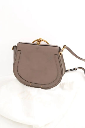 Sac à bandoulière Chloé Bracelet Nile  Beige en Cuir