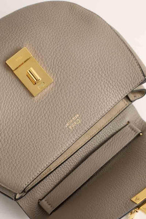 Sac à bandoulière Chloé Drew small Beige en Cuir