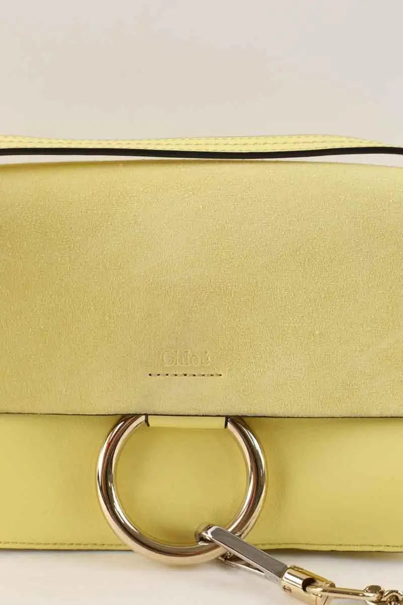 Sac à bandoulière Chloé Jaune en Cuir