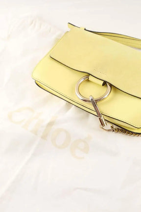 Sac à bandoulière Chloé Jaune en Cuir