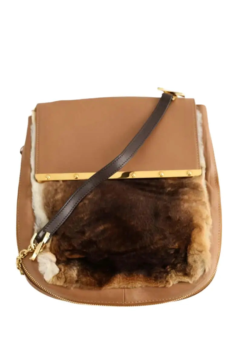 Sac à bandoulière Christian Louboutin Marron en Cuir - Seconde Main