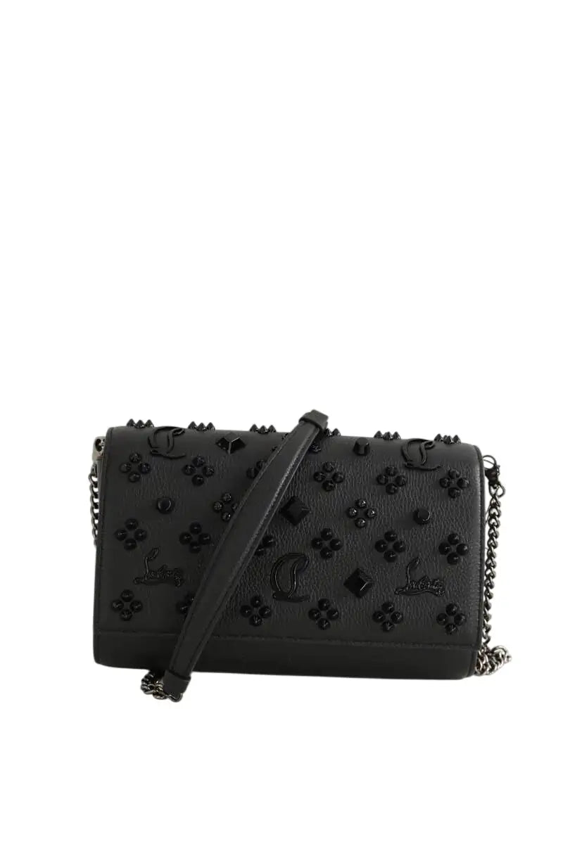 Sac à bandoulière Christian Louboutin Paloma Noir en Cuir - Seconde Main