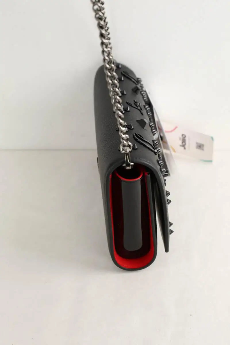 Sac à bandoulière Christian Louboutin Paloma Noir en Cuir