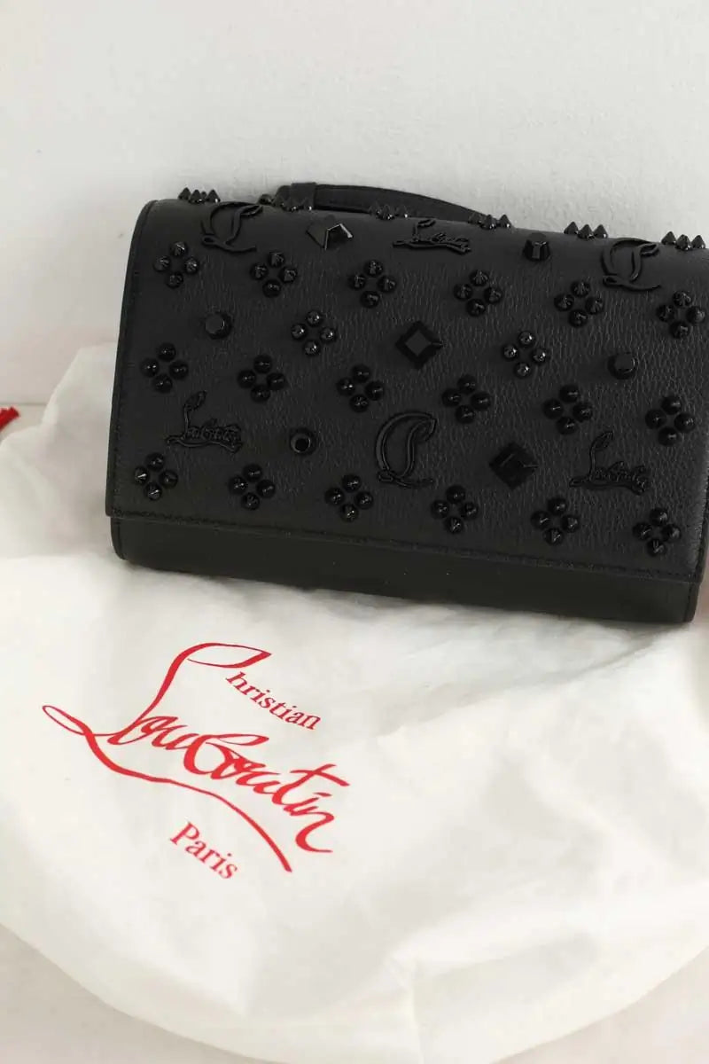 Sac à bandoulière Christian Louboutin Paloma Noir en Cuir