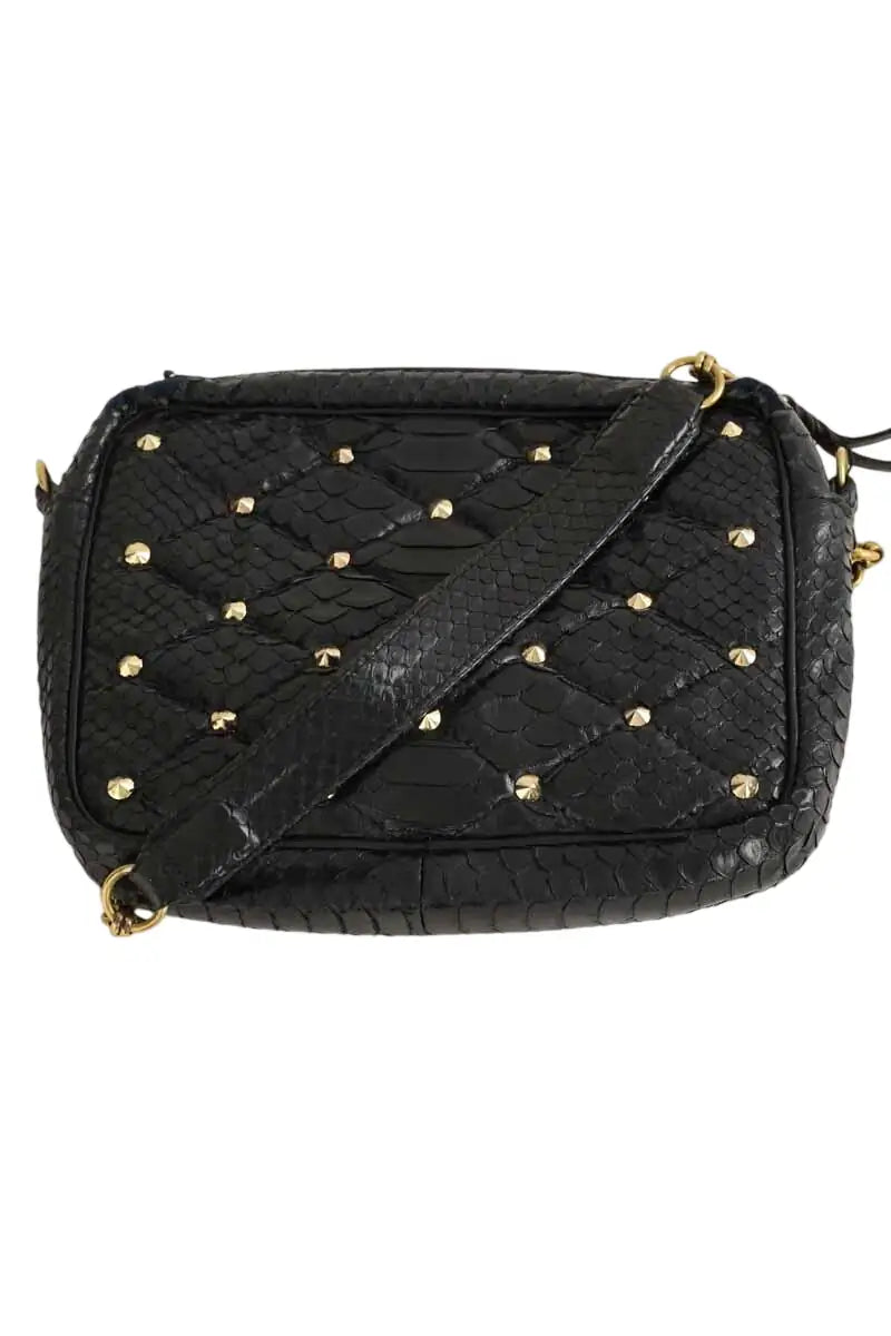 Sac à bandoulière Claris Virot Noir en Cuir - Seconde Main