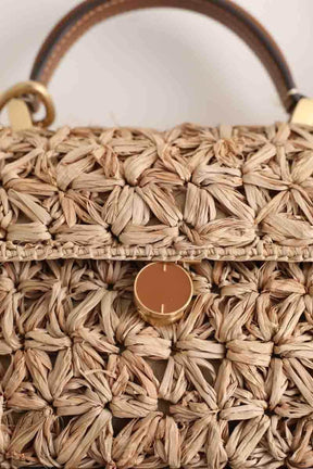 Sac à bandoulière Cult Gaia Beige en Osier