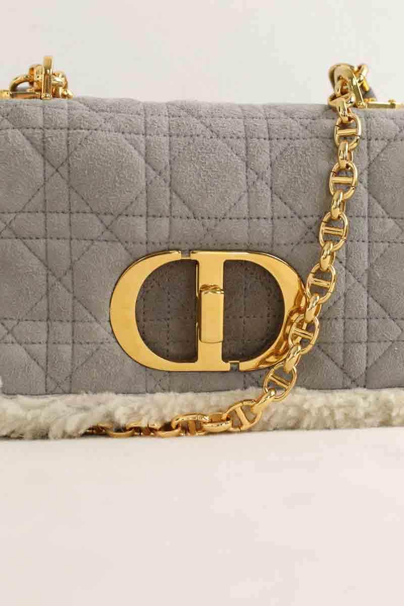 Sac à bandoulière Dior 30 montaigne Gris en Cuir