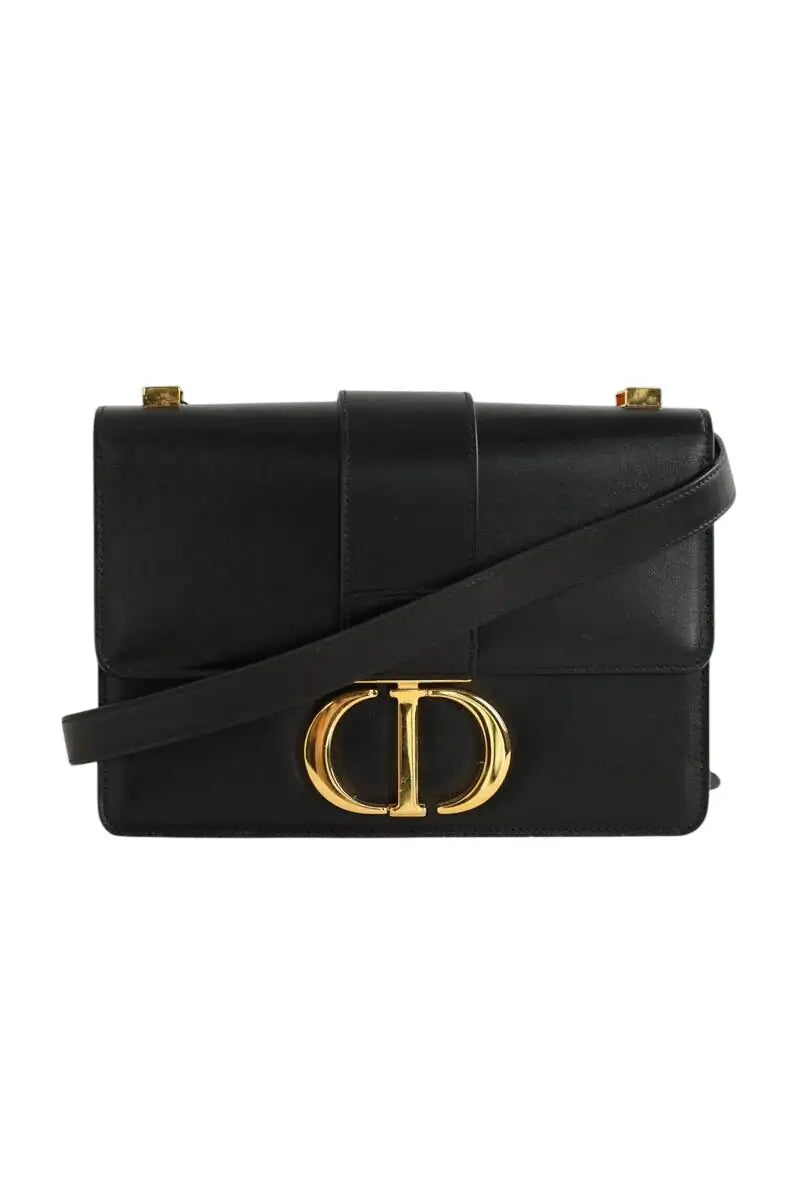 Sac à bandoulière Dior 30 montaigne Noir en Cuir - Seconde Main