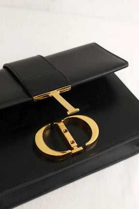 Sac à bandoulière Dior 30 montaigne Noir en Cuir