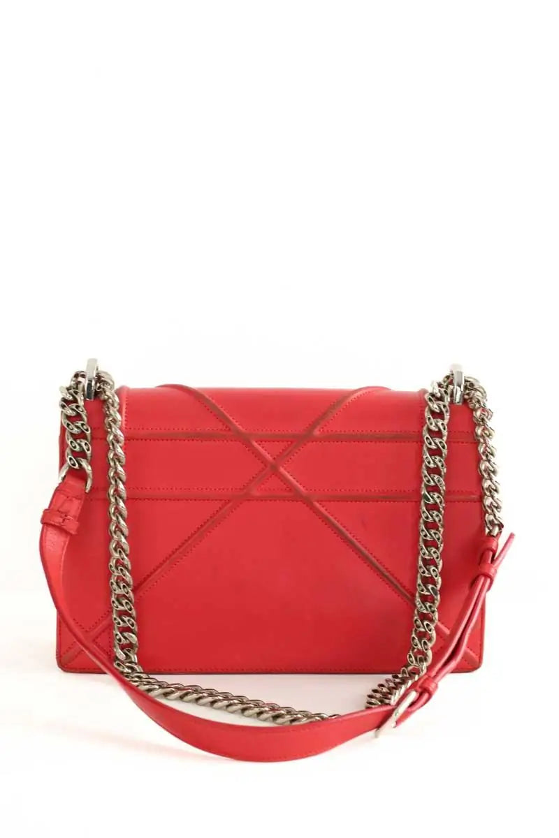 Sac à bandoulière Dior Diorama Rouge en Cuir