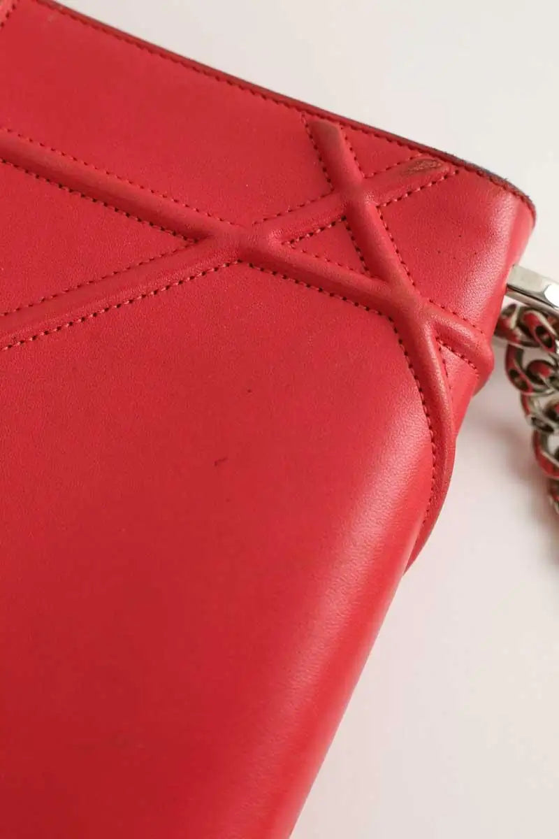 Sac à bandoulière Dior Diorama Rouge en Cuir