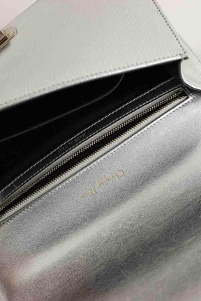 Sac à bandoulière Dior Sac diorama  Argent en Cuir