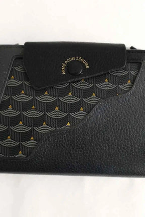 Sac à bandoulière Fauré Le Page Gris en Cuir