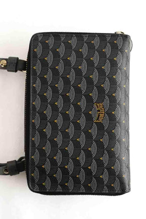 Sac à bandoulière Fauré Le Page Gris en Cuir