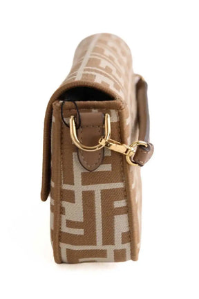 Sac à bandoulière Fendi Baguette Beige en Tissu