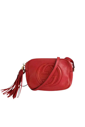 Sac à bandoulière Gucci Soho Rouge en Cuir - Seconde Main
