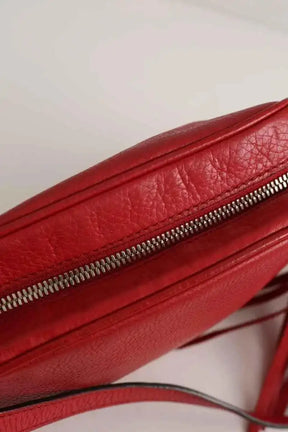Sac à bandoulière Gucci Soho Rouge en Cuir