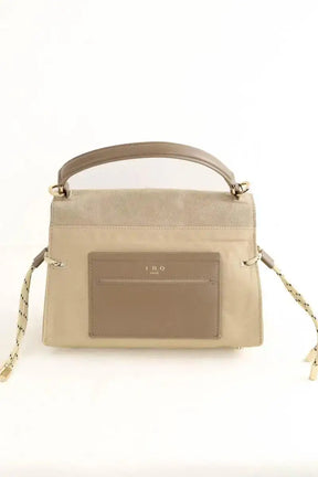 Sac à bandoulière Iro Nomad Beige en Daim
