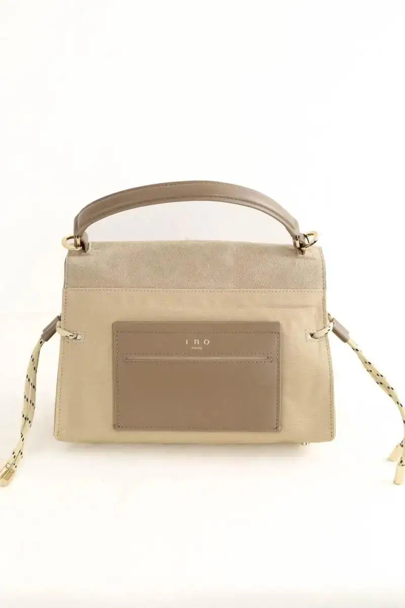 Sac à bandoulière Iro Nomad Beige en Daim