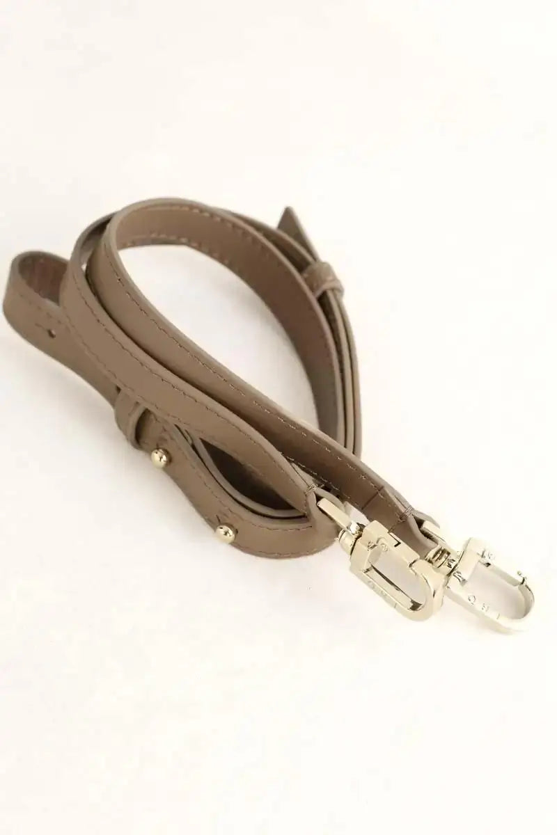 Sac à bandoulière Iro Nomad Beige en Daim