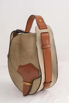 Sac à bandoulière Isabel Marant Botsy Kaki en Daim