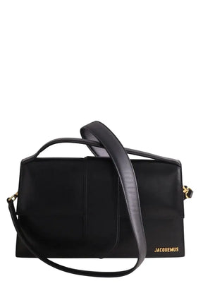 Sac à bandoulière Jacquemus Grand Bambino Noir en Cuir - Seconde Main