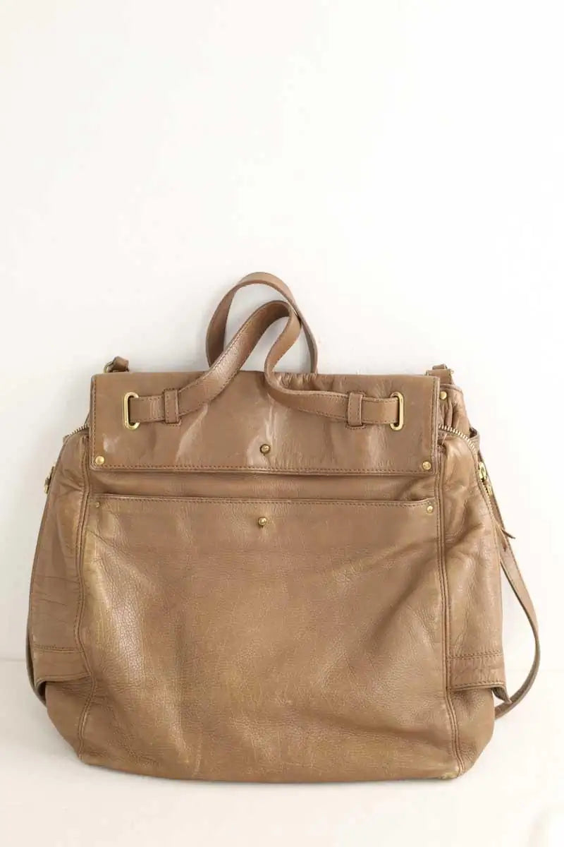 Sac à bandoulière Jérôme Dreyfuss Camel en Cuir