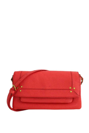 Sac à bandoulière Jérôme Dreyfuss Rouge en Cuir - Seconde Main
