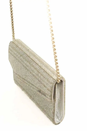Sac à bandoulière Jimmy Choo Candy Doré en Paillettes