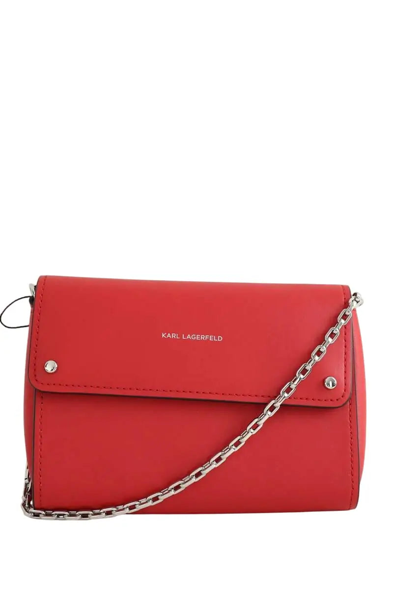 Sac à bandoulière Karl Lagerfeld Rouge en Cuir - Seconde Main