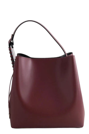 Sac à bandoulière Kitesy Martin Studio Le Sac seau Bordeaux en Cuir - Seconde Main