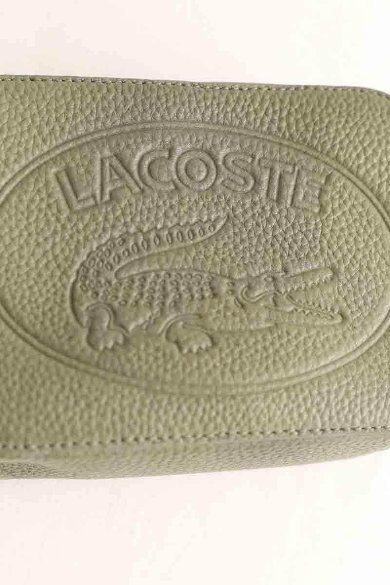 Sac à bandoulière Lacoste Kaki en Cuir