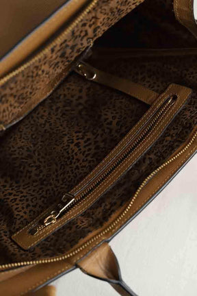 Sac à bandoulière Longchamp Camel en Cuir