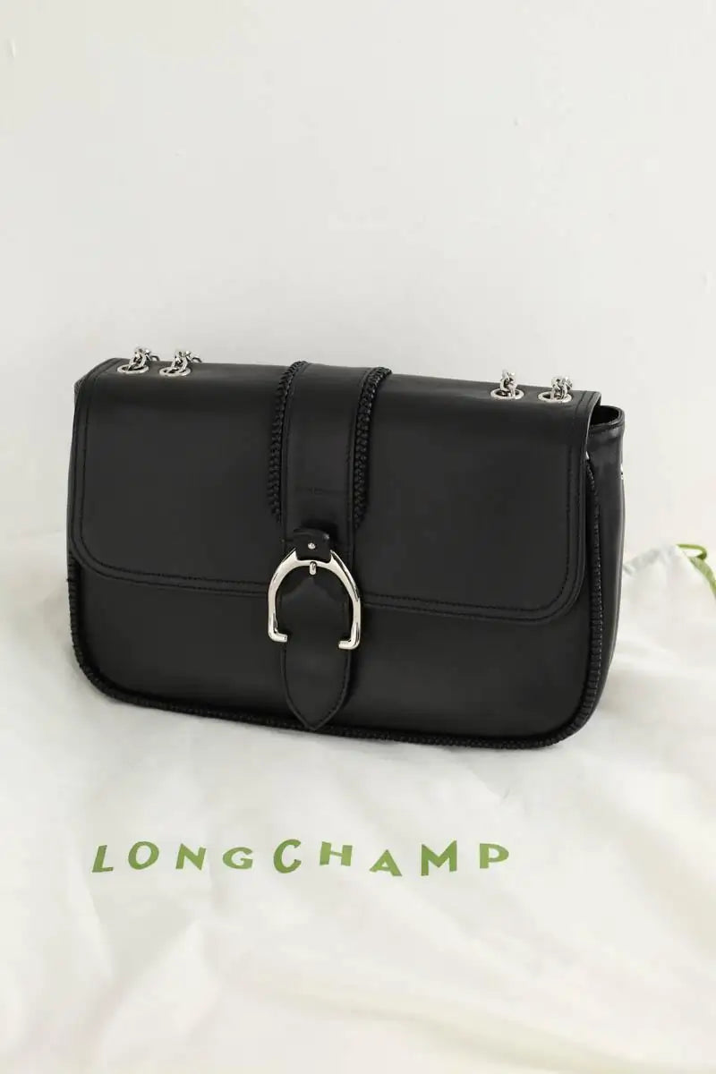 Sac à bandoulière Longchamp Noir en Cuir