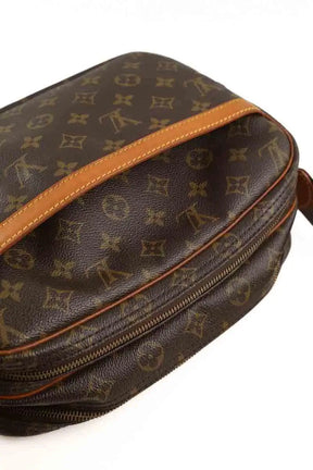 Sac à bandoulière Louis Vuitton LV monogram reporter PM marron Marron en Cuir