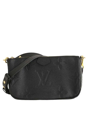 Sac à bandoulière Louis Vuitton Multi Pochette Accessoire Noir en Coton - Seconde Main