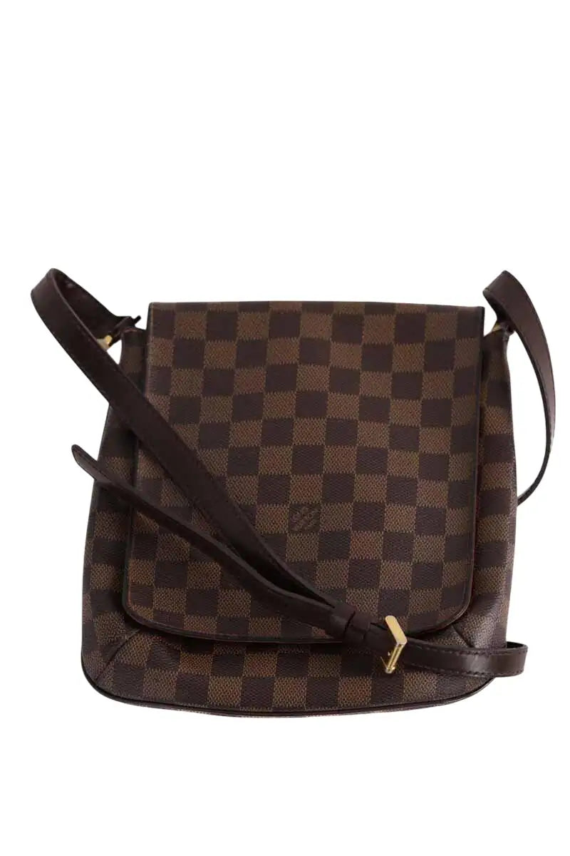 Sac à bandoulière Louis Vuitton Musette Salsa Marron en Cuir - Seconde Main