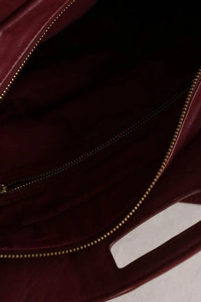 Sac à bandoulière Maje Miss M Bordeaux en Cuir