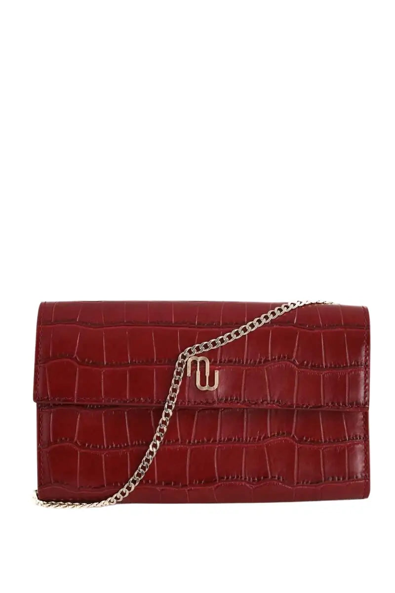 Sac à bandoulière Maje Rouge en Cuir - Seconde Main