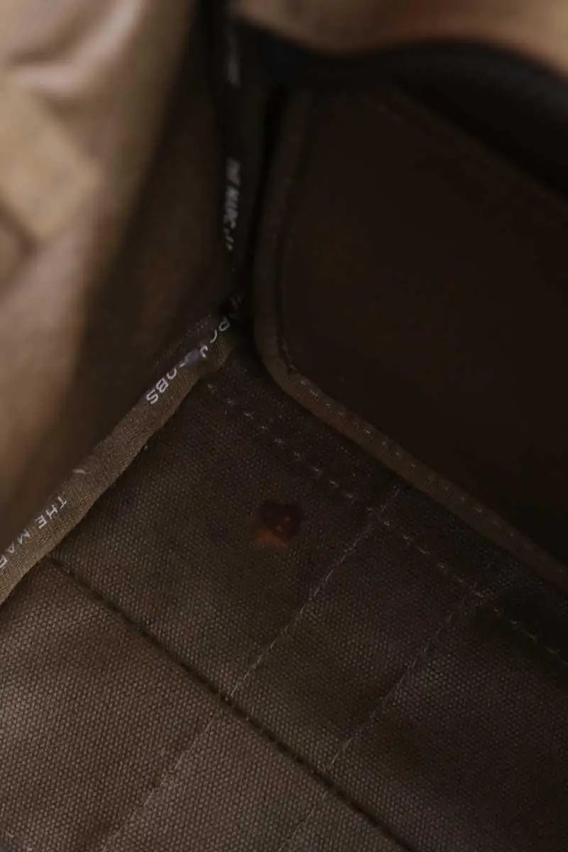 Sac à bandoulière Marc Jacobs The Tag Tote Kaki en Tissu