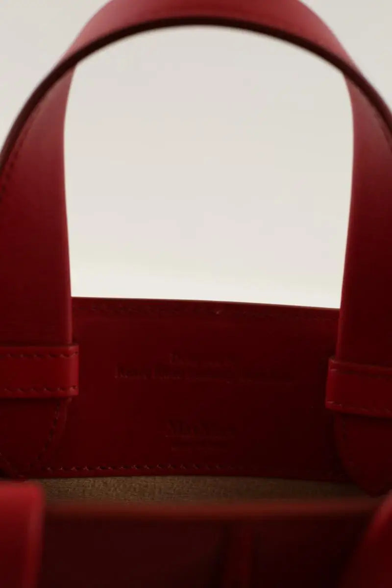 Sac à bandoulière Max Mara Whitney Rouge en Cuir