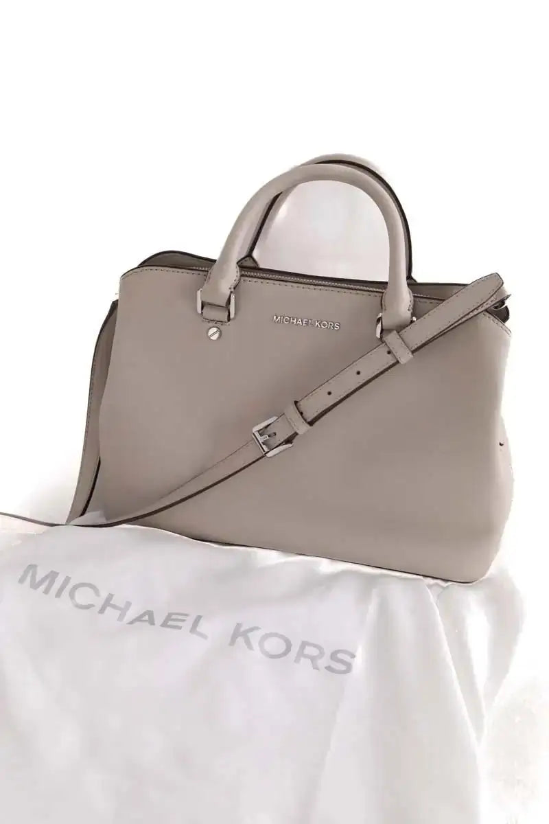 Sac à bandoulière Michael Kors Gris en Cuir
