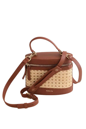 Sac à bandoulière Paris 64 Prismatic Marron en Cuir - Seconde Main
