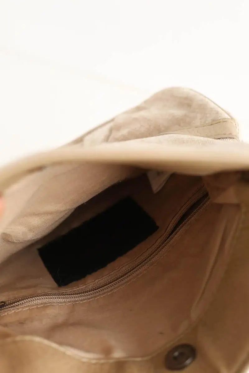 Sac à bandoulière Pinko Beige en Velours