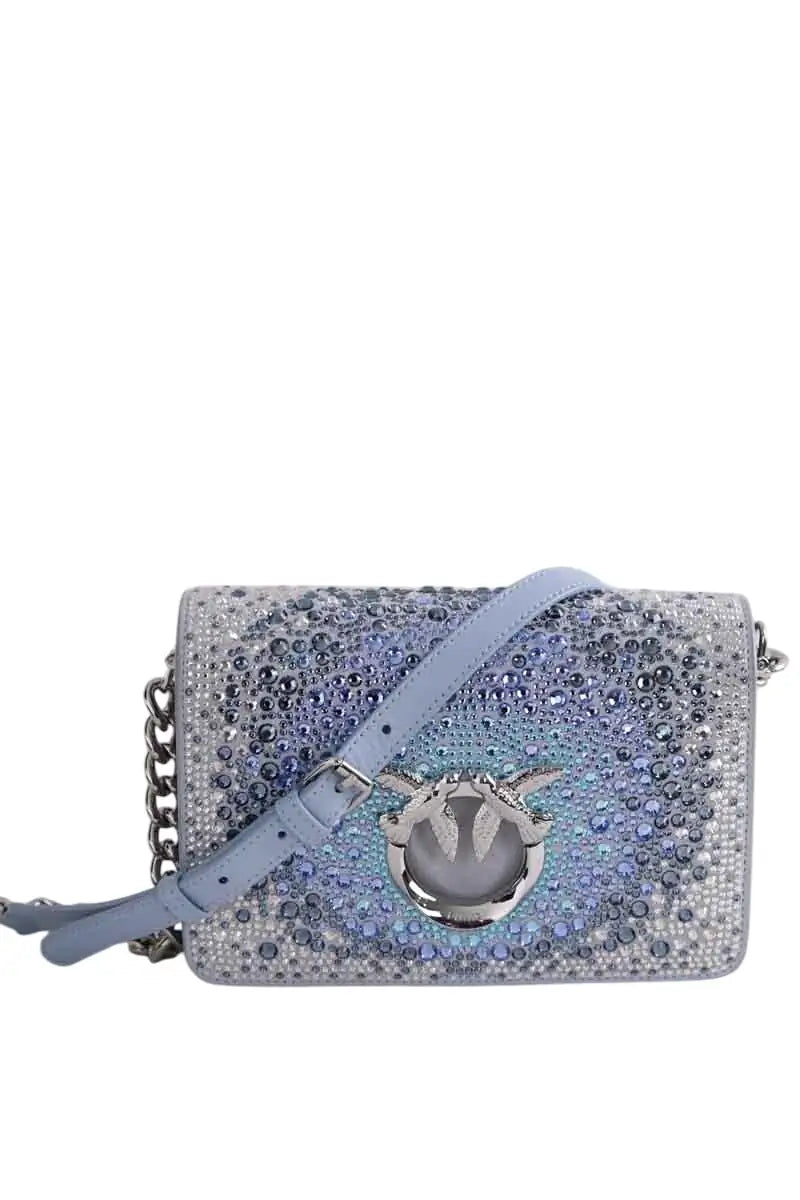 Sac à bandoulière Pinko Bleu en Cuir - Seconde Main