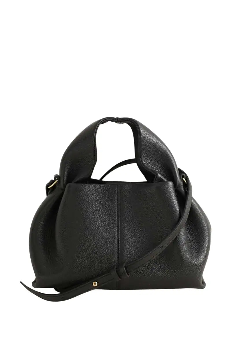Sac à bandoulière Polène Numéro neuf mini Noir en Cuir - Seconde Main